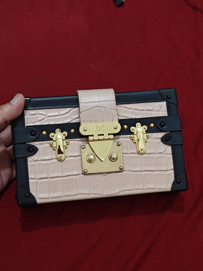 Louis Vuitton Petite Malle (Category: Luxury Bags & Wallets) located in Imus. Submitted by franzluigii (Listing ID 1465301218, Image 1). Description: Louis Vuitton Petite Malle in crocodile leather Used and well loved.