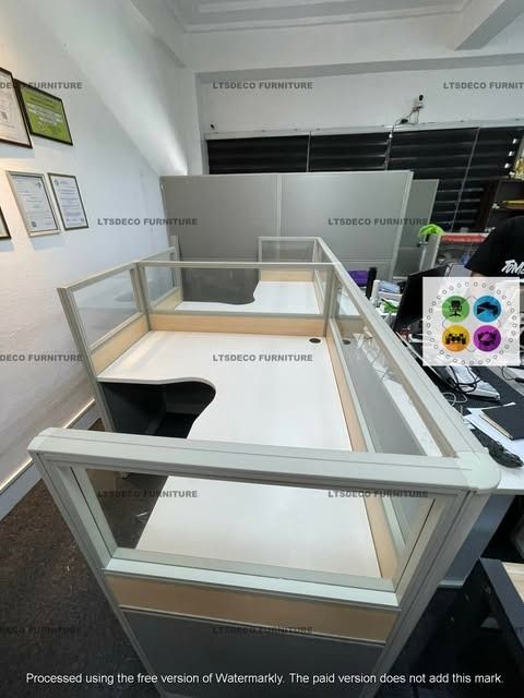 L-SHAPE WORKSTATION CUBICLE WITH GLASS OFFICE PARTITION (Category: Office Furniture & Fixtures) located in Quezon City. Submitted by cherry.ltsdeco (Listing ID 1465176896, Image 3). Description: LTSDECO Home and Office Furniture Trading MANUFACTURER • FABRICATOR • SUPPLIER Looking for office furniture, modular partitions, workstations, or customized furniture? We can help! LTSDECO Home and Office Furniture Trading is a trusted manufacturer, fabri