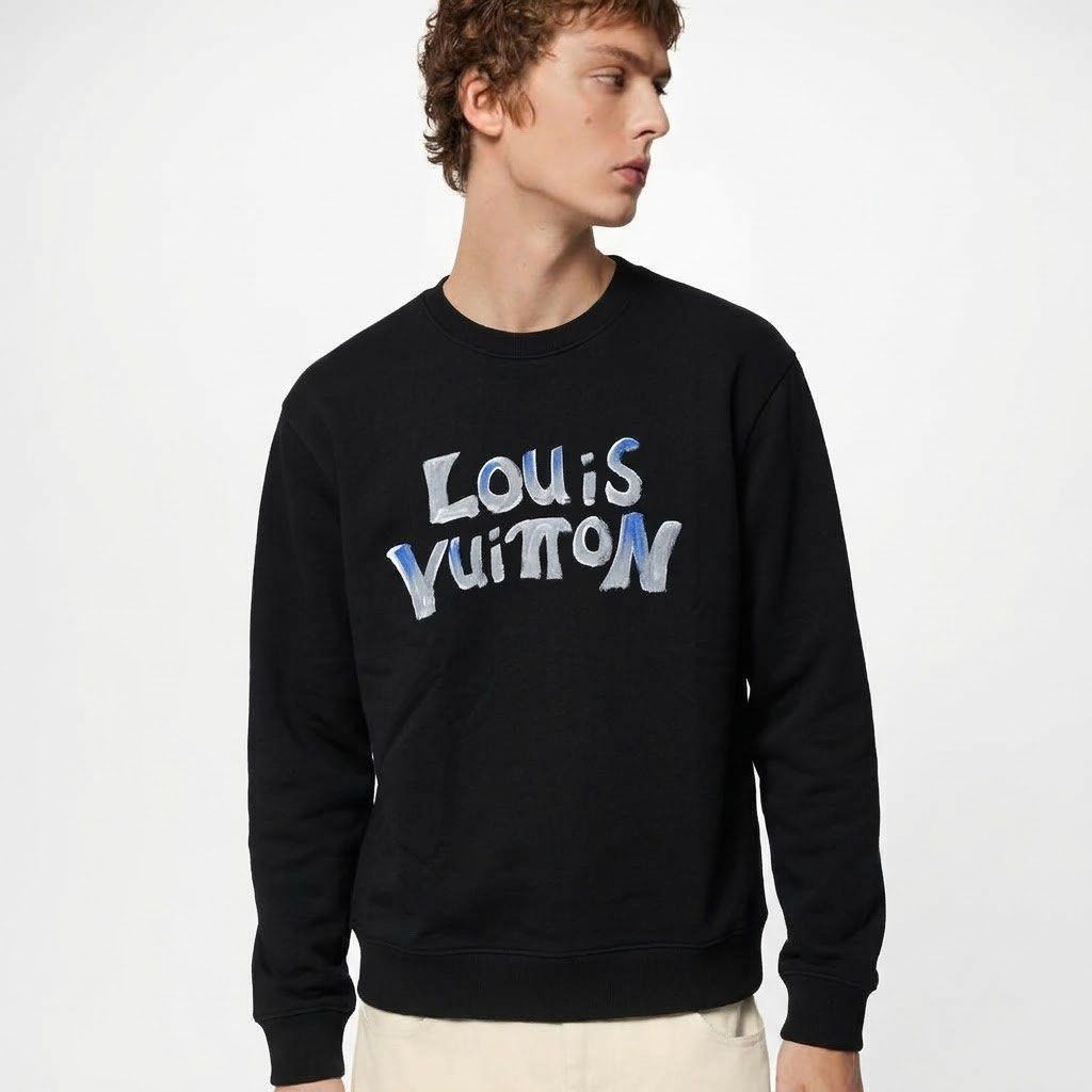 Luis Vuitton Crew Neck Graphic Tee (Category: Luxury Apparel) located in Bacolod City. Submitted by thriftppy_ (Listing ID 1465232686, Image 2). Description: LV CREW NECK GRAPHIC TEE Size: Medium Width: 22 Length: 28 Color rate: 9.8/10 Condition: Excellent near new Issue: None DM for sure buyers 📥 Mode of payment:GCASH, BANK TRANSFER Unli vouch and vc for safety transaction. 📌Color may vary due to lighting📸 📦 Shipping via JNT EXPRESS🚚 📍Loca