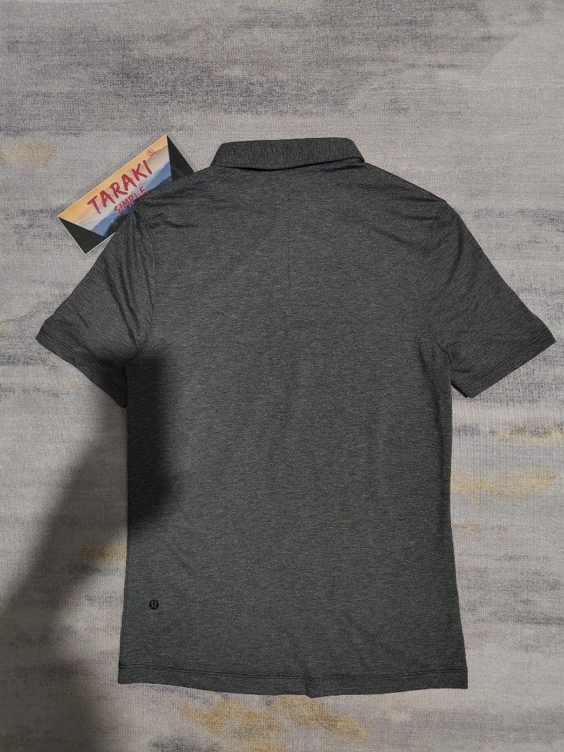LULULEMON EVOLUTION SHORT SLEEVE POLO SHIRT GRAY (Category: Activewear) located in Baguio. Submitted by igorotak.111.taraki.com (Listing ID 1465311895, Image 2). Description: LULULEMON EVOLUTION SHORT SLEEVE POLO SHIRT GRAY AS NEW STRETCH NO ISSUES SOLID NITO ♥️ L-26 W-18.5 CAN FIT S-M CAN DO.