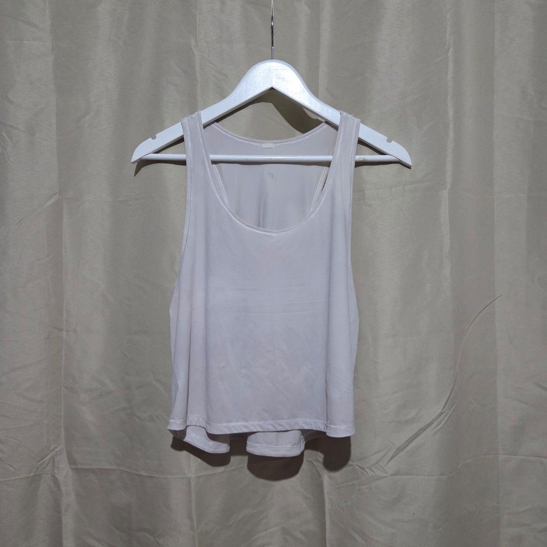 LULULEMON TANK (Category: Activewear) located in Santiago. Submitted by fromboxes (Listing ID 1465315516, Image 1). Description: 8/10 see color transfers Ships thru J&T Isabela North Luzon Shipping Nationwide No rush shipping 😊😊.