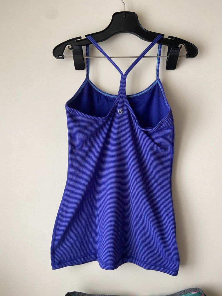 Lululemon blue stripes tank top (Category: Activewear) located in Pasig City. Submitted by sandace (Listing ID 1465245677, Image 2). Description: Authentic .