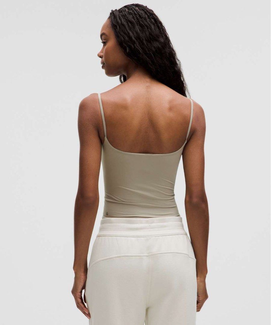 Lululemon Wundermost Ultra-Soft Nulu Spaghetti-Strap dot 8 (Category: Activewear) located in Iba. Submitted by xooperfindslb (Listing ID 1465342677, Image 3). Description: Lululemon Wundermost Ultra-Soft Nulu Spaghetti-Strap Cami Tank Top 2pcs available : Riverstone (beige) Glaze pink Base on size guide -dot 8 Dimension for both Width armpit to armpit -18 inches Length - 22 inches Can pass as new quality No issue Super lambot ng tela. Latest rele