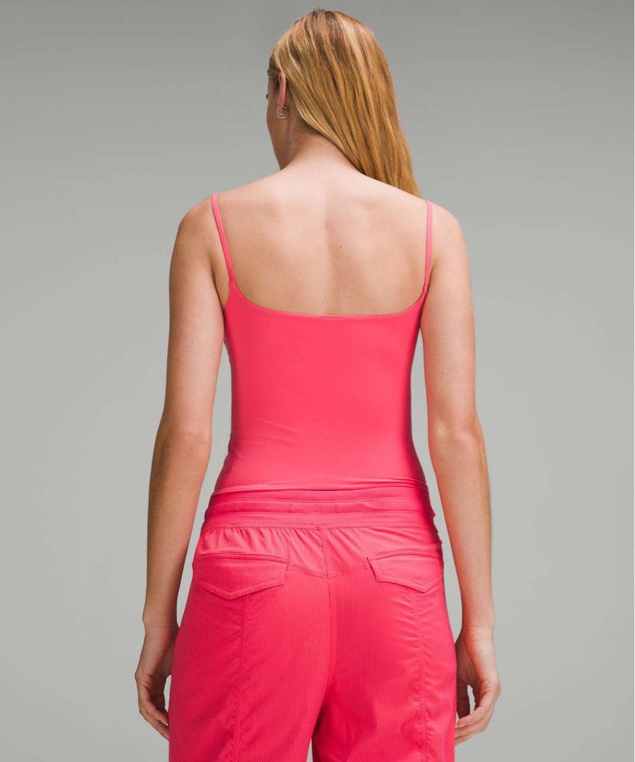 Lululemon Wundermost Ultra-Soft Nulu Spaghetti-Strap dot 8 (Category: Activewear) located in Iba. Submitted by xooperfindslb (Listing ID 1465342677, Image 2). Description: Lululemon Wundermost Ultra-Soft Nulu Spaghetti-Strap Cami Tank Top 2pcs available : Riverstone (beige) Glaze pink Base on size guide -dot 8 Dimension for both Width armpit to armpit -18 inches Length - 22 inches Can pass as new quality No issue Super lambot ng tela. Latest rele