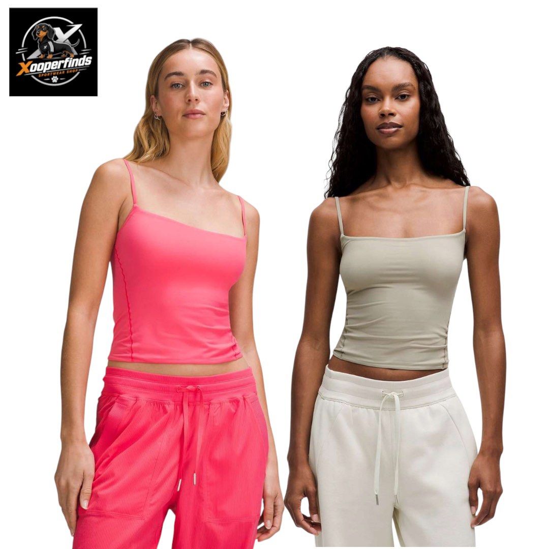 Lululemon Wundermost Ultra-Soft Nulu Spaghetti-Strap dot 8 (Category: Activewear) located in Iba. Submitted by xooperfindslb (Listing ID 1465342677, Image 1). Description: Lululemon Wundermost Ultra-Soft Nulu Spaghetti-Strap Cami Tank Top 2pcs available : Riverstone (beige) Glaze pink Base on size guide -dot 8 Dimension for both Width armpit to armpit -18 inches Length - 22 inches Can pass as new quality No issue Super lambot ng tela. Latest rele