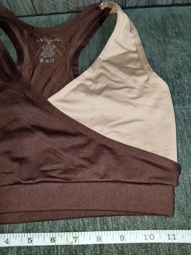 M: LA IMAGE TWO TONED BRA BROWN MOCHA NOT PADDED (Category: Activewear) located in Manila. Submitted by truecrystal-1407 (Listing ID 1465191050, Image 2). Description: .