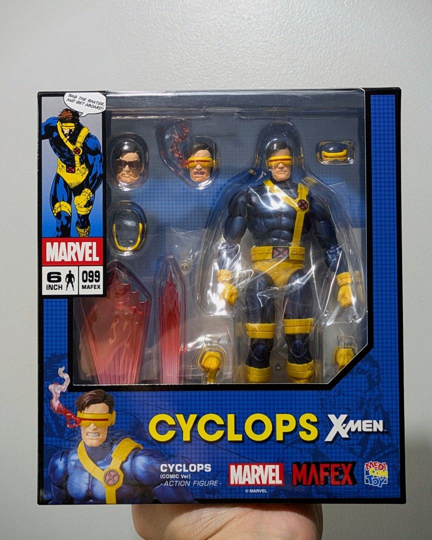 MAFEX Cyclops BiB (Category: Character Goods) located in Manila. Submitted by shelfinvaders (Listing ID 1465283629, Image 1). Description: Back in box.