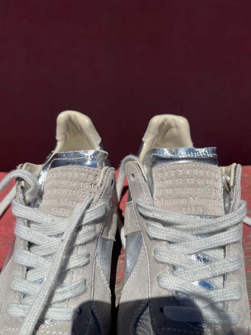 Maison Margiela Gats (Category: Activewear) located in Danao, Cebu. Submitted by 6000thrifts.ph (Listing ID 1465195927, Image 3). Description: Pm for the price 📥 Maison Margiel Gats Shoes 👟 Gum Rubber Sole (German Army Trainer) Size 38 Good Excellent Condition Inner sole No issue No hell drags Color rate 9.5/10.