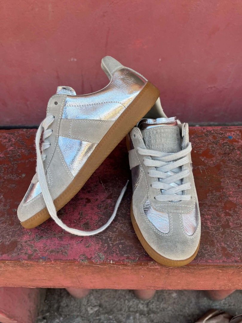 Maison Margiela Gats (Category: Activewear) located in Danao, Cebu. Submitted by 6000thrifts.ph (Listing ID 1465195927, Image 1). Description: Pm for the price 📥 Maison Margiel Gats Shoes 👟 Gum Rubber Sole (German Army Trainer) Size 38 Good Excellent Condition Inner sole No issue No hell drags Color rate 9.5/10.