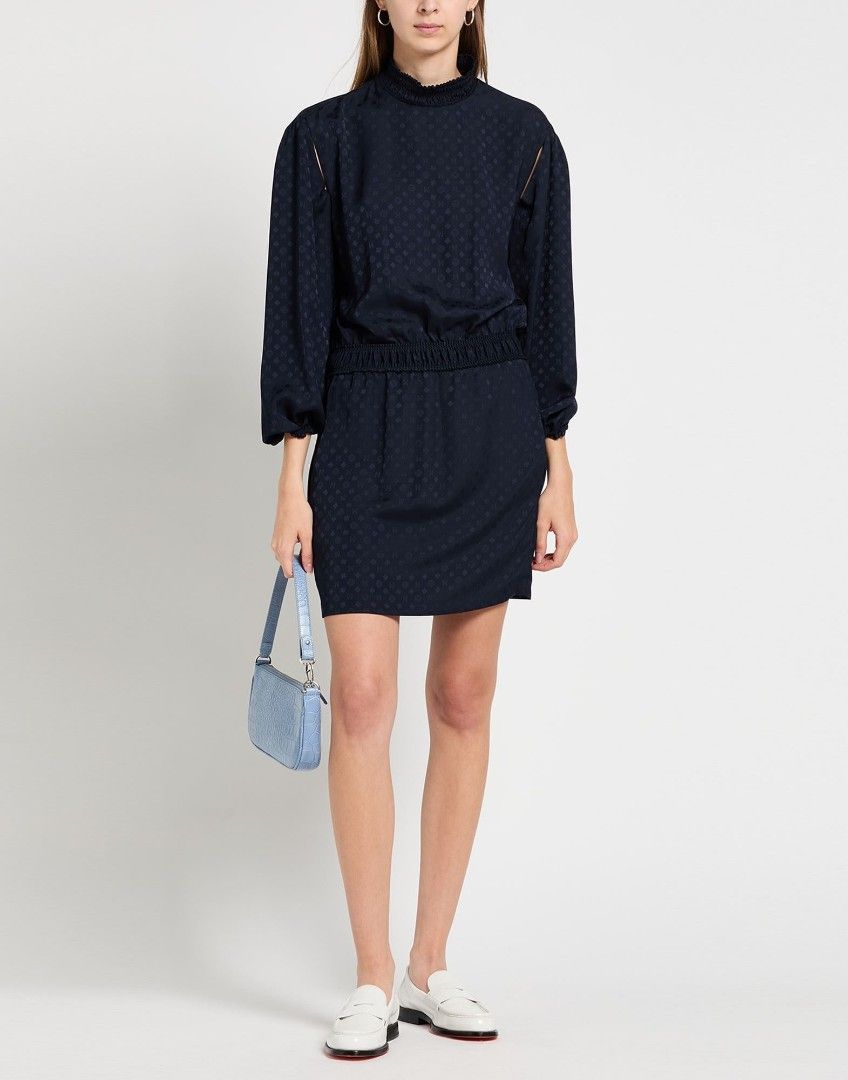 Maje Rojak Monogram Dress in Navy (Category: Dresses) located in Pagudpud. Submitted by altheacee063978 (Listing ID 1465347968, Image 1). Description: .