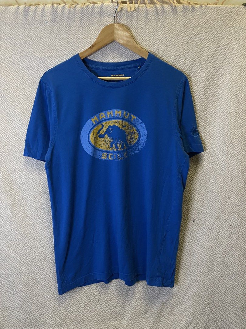Mammut classic logo tee (Category: Tshirts & Polo Shirts ) located in Manila. Submitted by hypestock_mnl (Listing ID 1465198107, Image 1). Description: - stylish - perfect for casual wear - great fit - in good condition - minimal signs of usage - 9/10 - money worth! - see pics for details/issue.