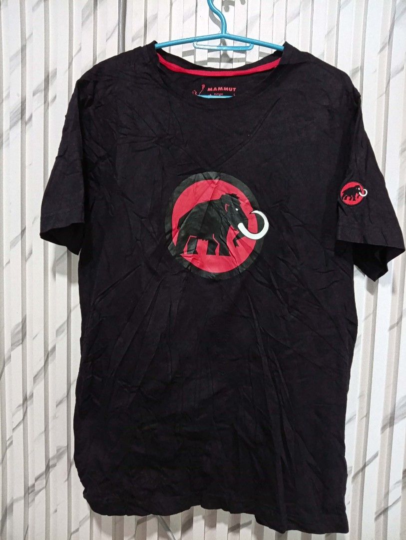 mammut mens shirt Solid backhit ( Authentic ) (Category: Tshirts & Polo Shirts ) located in Barotac Nuevo. Submitted by john.pritz (Listing ID 1465215627, Image 1). Description: Mammut Mens Shirt solid print with backhit ( Authentic ) like new condi no issue size large on tag Width 20 to 21 Length 28.