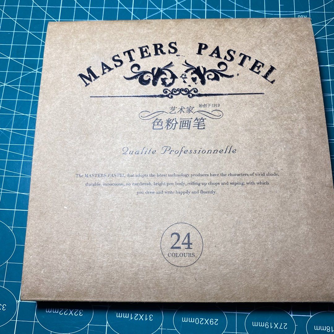 Marie's Masters Pastel 24 Colours Set (Category: Craft Supplies & Tools) located in Marikina City. Submitted by unknownus.eri (Listing ID 1465362824, Image 3). Description: - Brand: Marie's Masters - Set: 24 assorted soft chalk pastels - Uses: Ideal for drawing, sketching, and smooth blending - Quality: Professional-grade pigments with moderate hardness for effortless application - Packaging: Durable cardboard storage box with a protective foam i