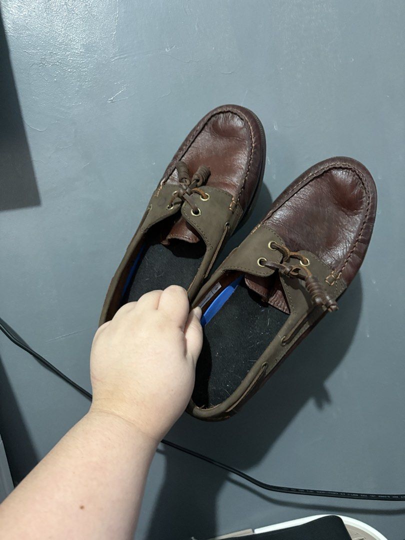 Marquins Leather Boat Shoes (Category: Casual Shoes) located in Taguig. Submitted by prelovedbymemae (Listing ID 1465177514, Image 3). Description: Used only once.