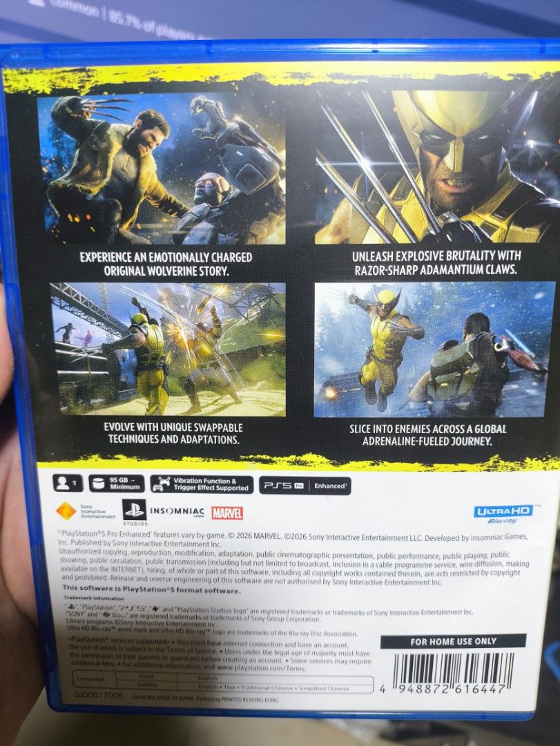 Marvel Wolverine PS5 Game (Category: PlayStation) located in Manila. Submitted by jleeong (Listing ID 1465382269, Image 2). Description: for sale only wolverine ps5 r3 unused codes php 3000 meet up / ship sm san lazaro pandacan manila *9922862683.
