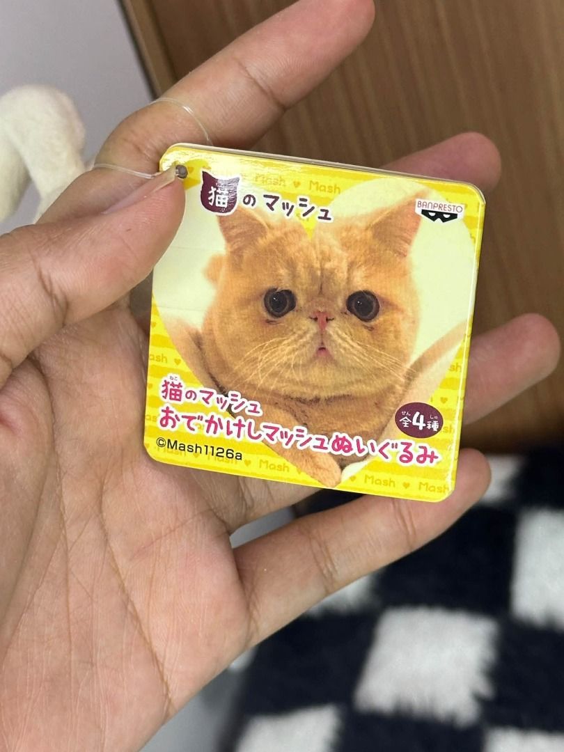 Mash the cream cat Hesei Retro Bag Charm Strap Keychain (Category: Plushies & Soft Toys) located in Quezon City. Submitted by genie.fluff (Listing ID 1465375044, Image 3). Description: .