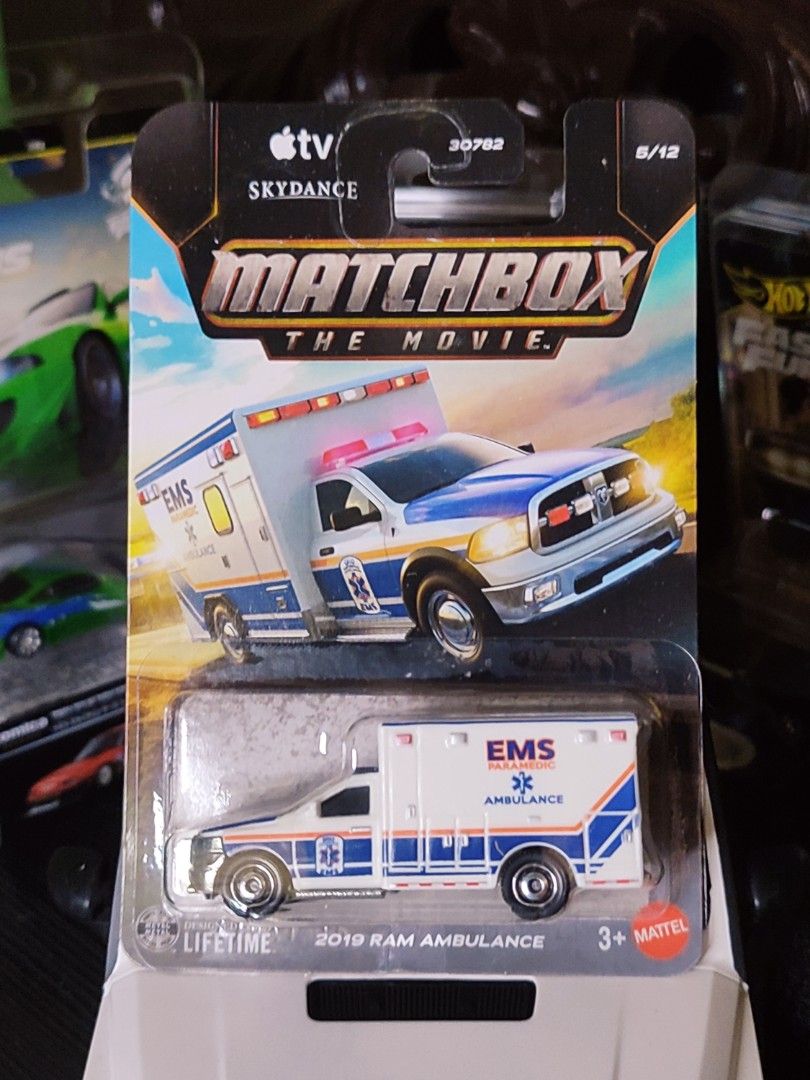 Matchbox 2019 RAM Ambulance The Movie // 150php (Category: Vehicle & Diecast Models) located in Quezon City. Submitted by edrielgp (Listing ID 1465358966, Image 1). Description: Matchbox 2019 RAM Ambulance The Movie // 150php Payment - gcash or gotyme Meet up by schedule Location: Wilcon City Center Visayas Ave., Quezon City J&T, LBC & Lalamove - SHIPPING everyday.
