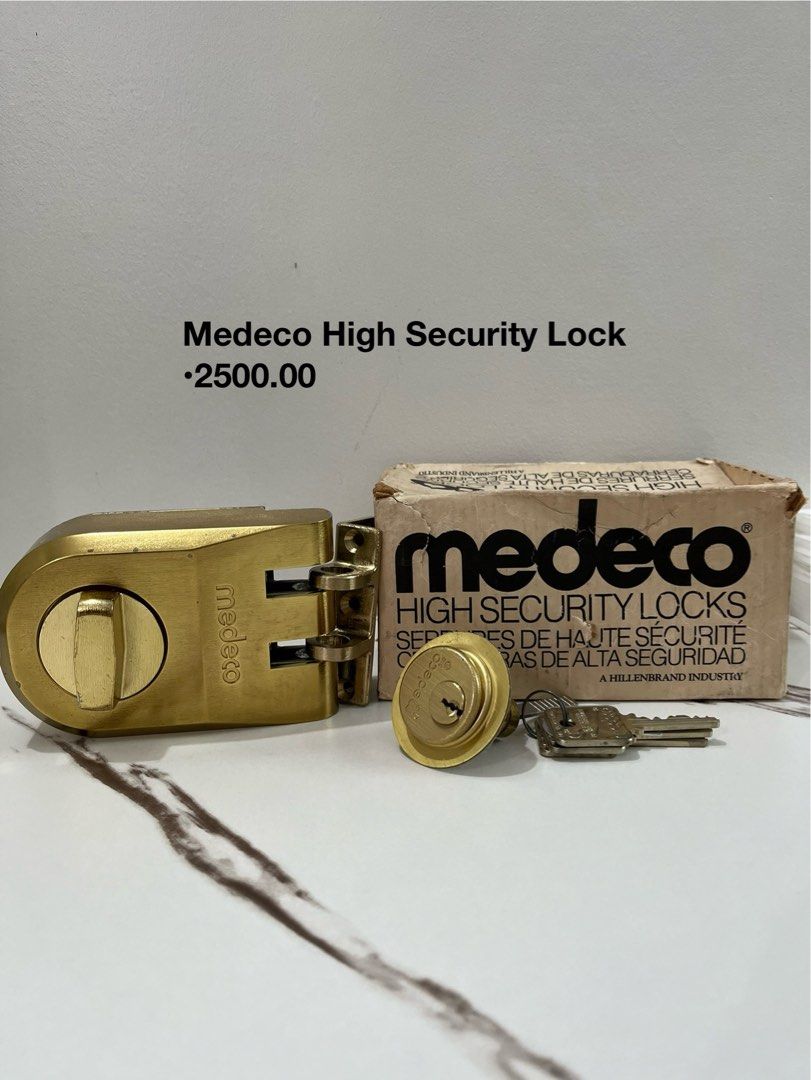 Medeco High Security Lock (Category: Locks, Doors & Gates) located in Bacacay. Submitted by aiksgoods (Listing ID 1465194271, Image 1). Description: .