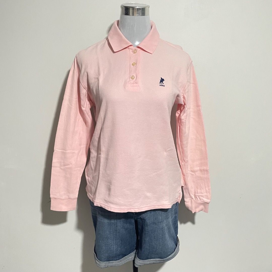 Medium US Polo Baby Pink Longsleeves (Category: Longsleeves) located in Bacolor. Submitted by chicn_classy (Listing ID 1465243084, Image 1). Description: .