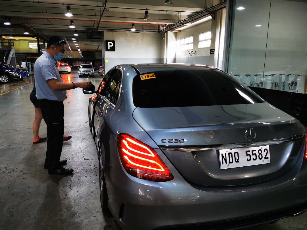 Mercedes-Benz C250 Line (A) (Category: Used Cars) located in Manila. Submitted by wsg616 (Listing ID 1465311812, Image 2). Description: FOR SALE 2016 Mercedes-Benz C250 AMG Condition: Excellent Mileage: 17,000 kms Fuel Type: Gasoline Vehicle Details: Vehicle Type: Premium Luxury Sports Sedan, 5-Seater Engine Type: 2.0L Turbocharged Inline-4 Gasoline Engine Power: 211 horsepower Torque: 350 Transmission: 7-Speed 7G-TRONIC PLUS Automatic Transmissi