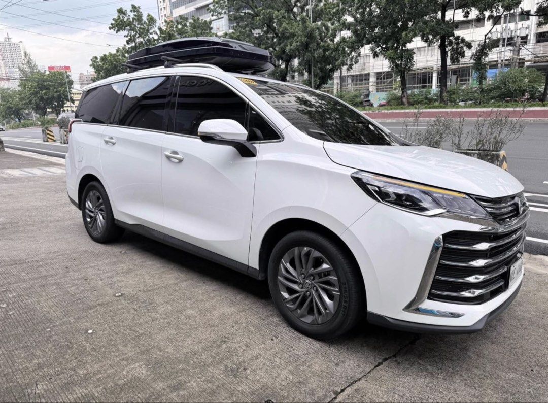 MG G50 Lux Plus Auto (Category: Used Cars) located in Taytay. Submitted by correajuliet (Listing ID 1465190337, Image 2). Description: MG G50 Plus Lux For Sale Details: -2025 Year model (acquired Sept 2024 at MG Gallery QA (Britannica) -G50 Plus Lux (7-Seater) -23,5xx km -White color -with roofbox -Grill Light (fog Light) installed -newly PMS at MG Gallery QA (With 1 more free PMS, 365 promo due to 100th year MG Anniversary) >Changed system oil >