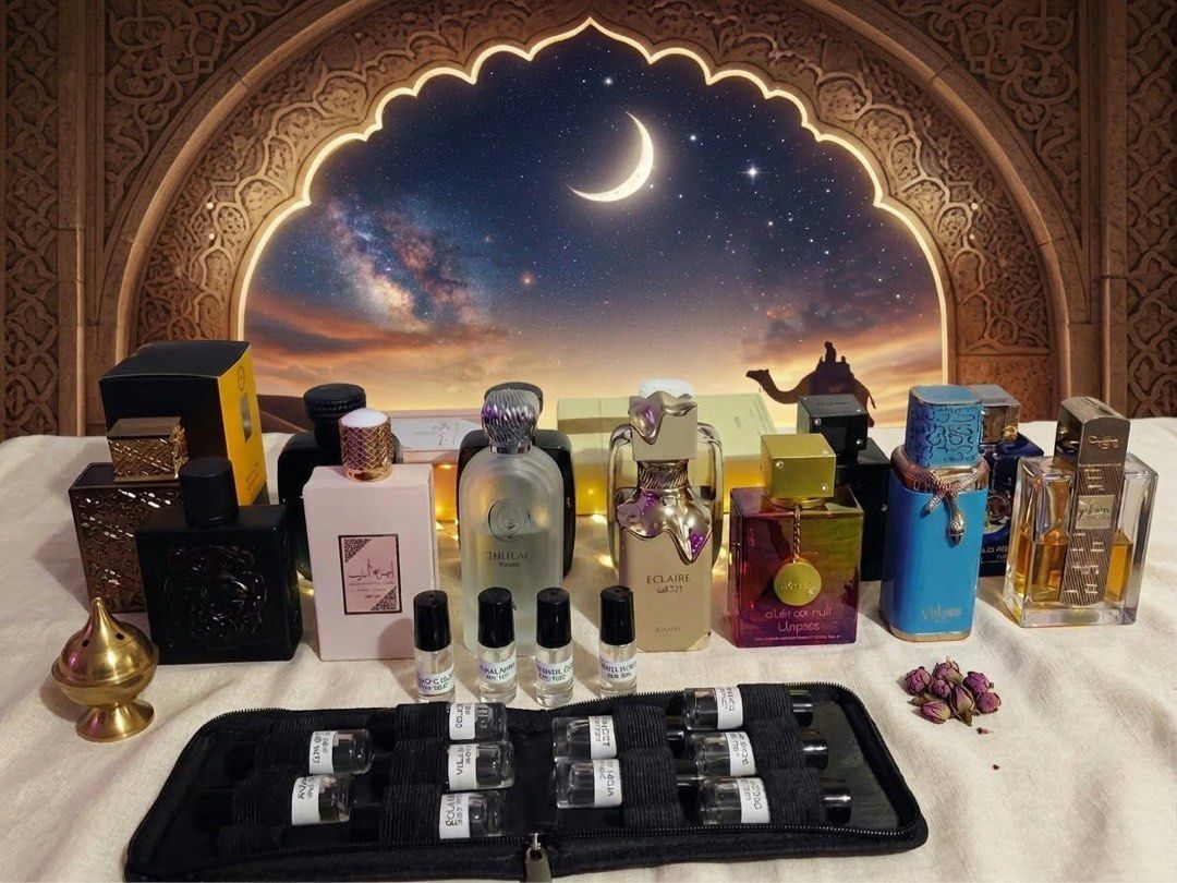 Middle Eastern long lasting perfumes (Category: Fragrance & Deodorants) located in Quezon City. Submitted by airamxxxthings (Listing ID 1465329449, Image 2). Description: ✨ Elevate your daily scent game. ✨ Looking for middle eastern fragrances that actually last all day and turn heads everywhere you go? Discover our curated collection of premium Middle Eastern perfumes crafted for those who want a unique, signature aura without the designer price