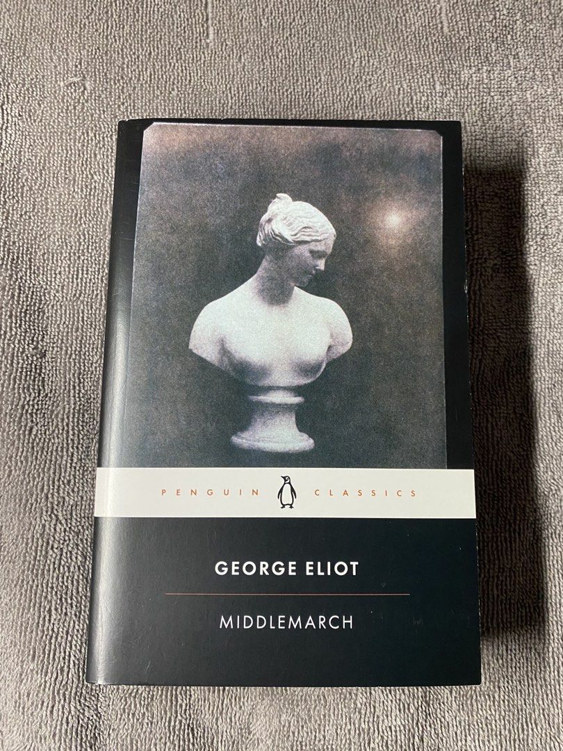 Middlemarch by George Eliot Penguin Classics Paperback (Category: Storybooks) located in Manila. Submitted by prince_seere (Listing ID 1465247505, Image 1). Description: - Title: Middlemarch by George Eliot - Edition: Penguin Classics paperback with iconic cover artwork - Condition: Clean copy, minimal shelf wear - Ideal for: Students and classic literature enthusiasts.
