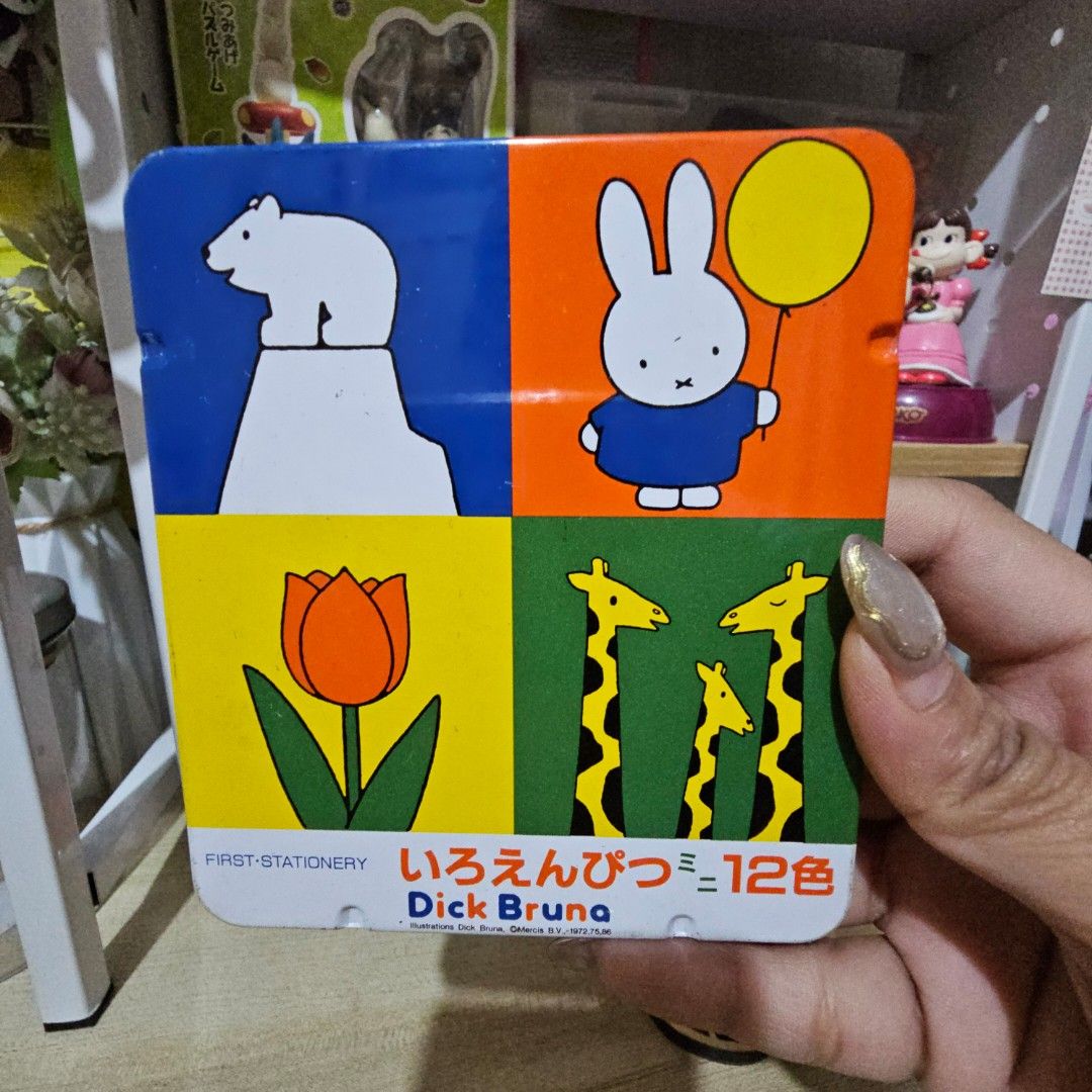 Miffy Dick Bruno Colored Pencils (Category: Stationery & School Supplies) located in Manila. Submitted by lovelylovesjapan (Listing ID 1465228397, Image 1). Description: 🌸The item is on-hand and authentic from Japan 🌸Mode of Payment (MOP): GCASH/Bank Transfer 🌸Mode of Delivery (MOD): J&T or Lalamove (Shipping every Saturday and Sunday) Notes: 🩷Breakable items are packed with care and caution. Seller will not be held liable for any damages inc