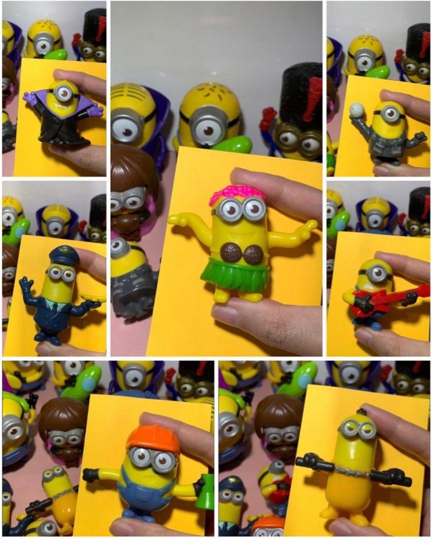 Minions 2019 (Category: Vintage Collectibles) located in Valenzuela. Submitted by heypapermoon (Listing ID 1465184984, Image 1). Description: Minions 2019 50 pesos each I can give discount if take all With marking UCS LLC Preloved items Manage your expectation RFS: declutter Message me here for any question regarding the item.