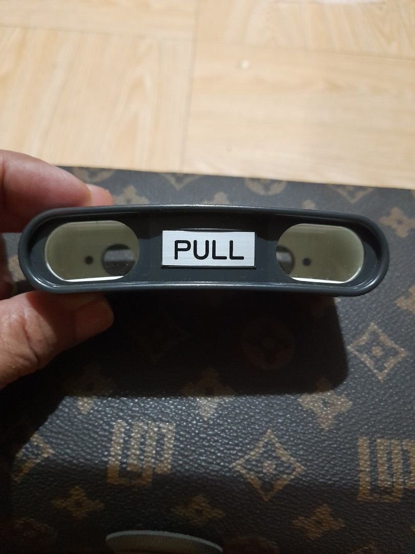 Min-On Binocular Viewer Japanese Warning (Category: Sunglasses & Eyewear) located in Bocaue. Submitted by marajapansurplus (Listing ID 1465312046, Image 1). Description: - Brand/Model: Min-On compact optical viewer - Color: White body with dark grey eyepieces - Design: Handheld, portable, and clean exterior with clear markings - Safety: Japanese text warning on the eyecup states 'Do not look at the sun' - Condition: Excellent, clean exterior with