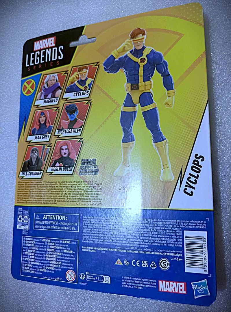 MOC Authentic X-MEN '97 CYCLOPS Legends Class Hasbro Xmen Marvel (Category: Figurines & Statues) located in Pasay City. Submitted by Chariselyn (Listing ID 1461422284, Image 3). Description: MOC Authentic X-MEN '97 CYCLOPS (3,800+sf) Legends Class Hasbro Xmen Marvel Series: X-Men '97 1st season, 2024 / Marvel Legends X-Men '97 (Wave 1), 2025 Scale: 6 inches Stock: 1 Box Condition: 10/10 Issues: 0 Accessories: complete Mode of Payment: GCash or th