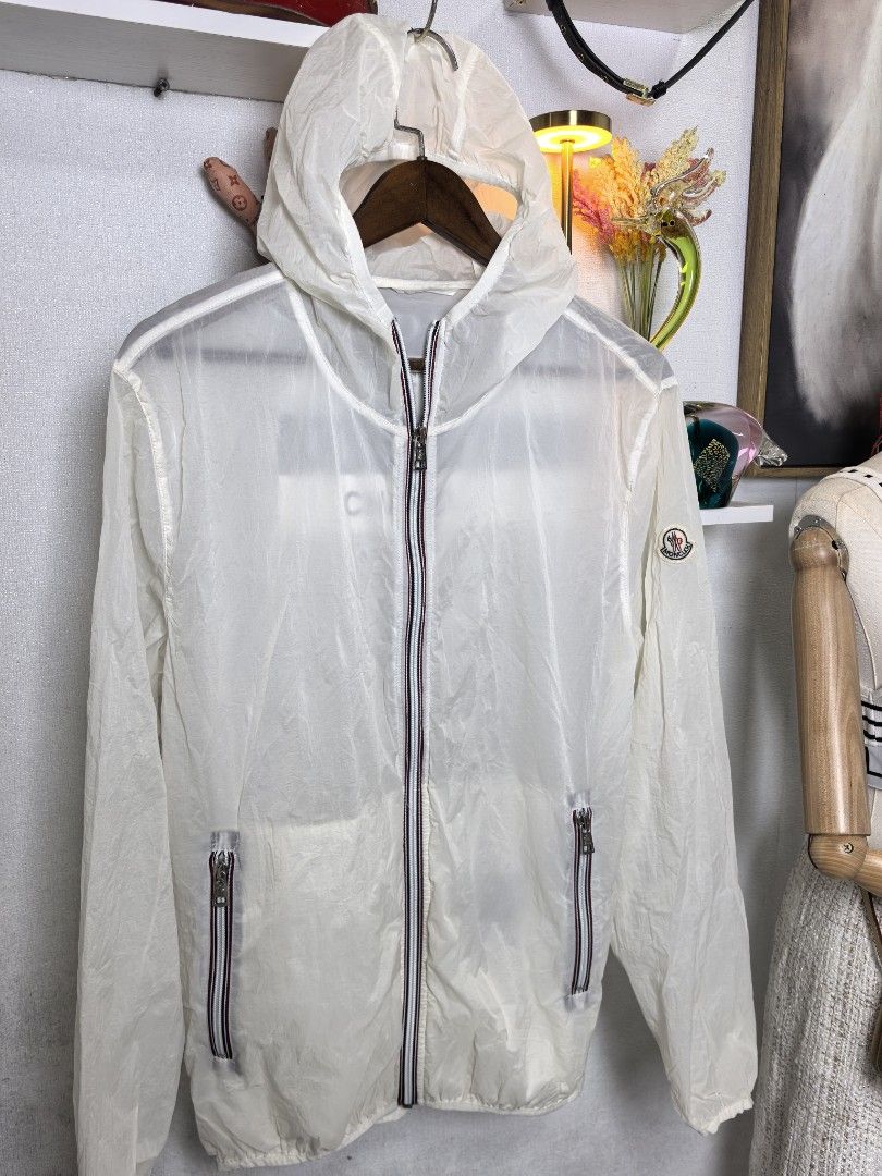 Moncler windbreaker running (Category: Luxury Apparel) located in Baguio. Submitted by ashzachary (Listing ID 1465305699, Image 3). Description: Moncler running windbreaker Condition :Excellent condition Color rate 10/10 Size : Medium Inches:W/L No issues No flaws Super ganda sa personal Pm. More details Good quality Plsss 📌No Bogus 📌No return MOP What you see is what you get PALAWAN, CEBUNA GCASH AND BDO Reminder😊 We're selling thrifted cloth