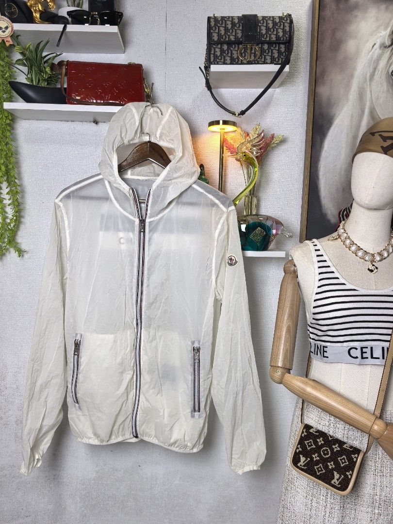 Moncler windbreaker running (Category: Luxury Apparel) located in Baguio. Submitted by ashzachary (Listing ID 1465305699, Image 1). Description: Moncler running windbreaker Condition :Excellent condition Color rate 10/10 Size : Medium Inches:W/L No issues No flaws Super ganda sa personal Pm. More details Good quality Plsss 📌No Bogus 📌No return MOP What you see is what you get PALAWAN, CEBUNA GCASH AND BDO Reminder😊 We're selling thrifted cloth