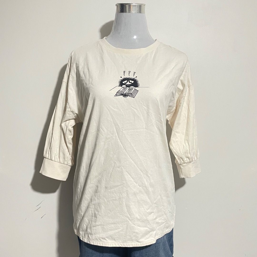 Moomin Cream 3/4 Sleeves (Category: Longsleeves) located in Bacolor. Submitted by chicn_classy (Listing ID 1465242091, Image 3). Description: .