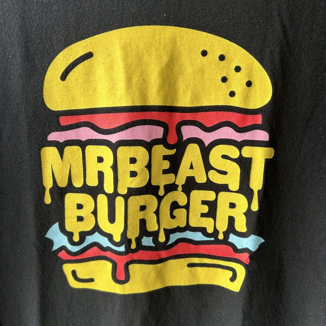 Mr Beast Burger Tee (Category: Tshirts & Polo Shirts ) located in Dagupan City. Submitted by macavex (Listing ID 1465194331, Image 2). Description: M on tag 19” x 27”.