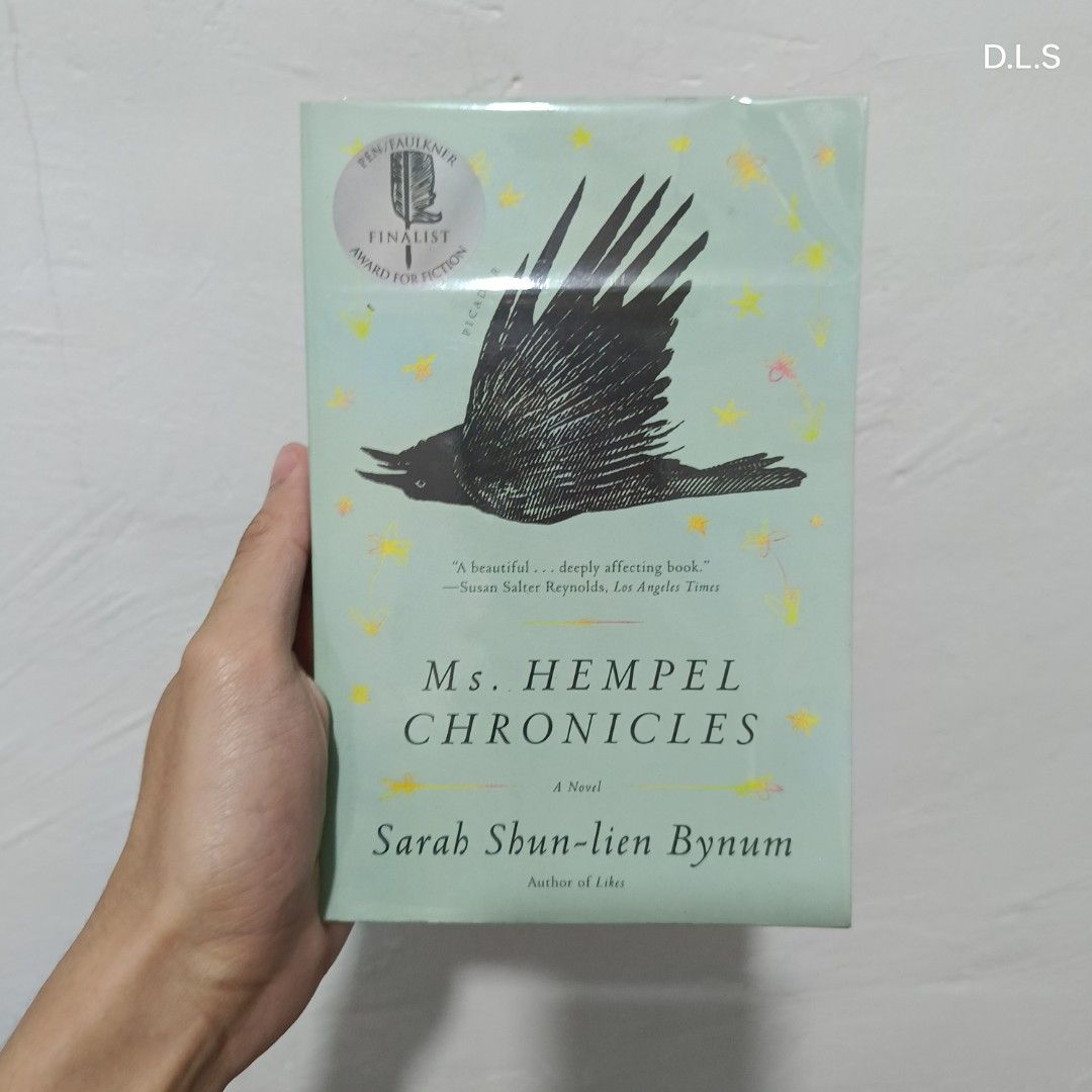 Ms. Hempel Chronicles — Sarah Shun-lien Bynum (Category: Storybooks) located in Manila. Submitted by x_danilo (Listing ID 1465344469, Image 1). Description: PLEASE READ HERE: Title: Ms. Hempel Chronicles Condition: Very Good Condition. Authentic Copy. Pages: 193 Pages Price: ₱210 + SF AWARD: • PEN/FAULKNER FINALIST AWARD FOR FICTION GENRE: • Fiction / Short Stories / Contemporary / Bookclub / Literature Issue/s: • — SERVICE/S OFFERED IF YOU BUY T