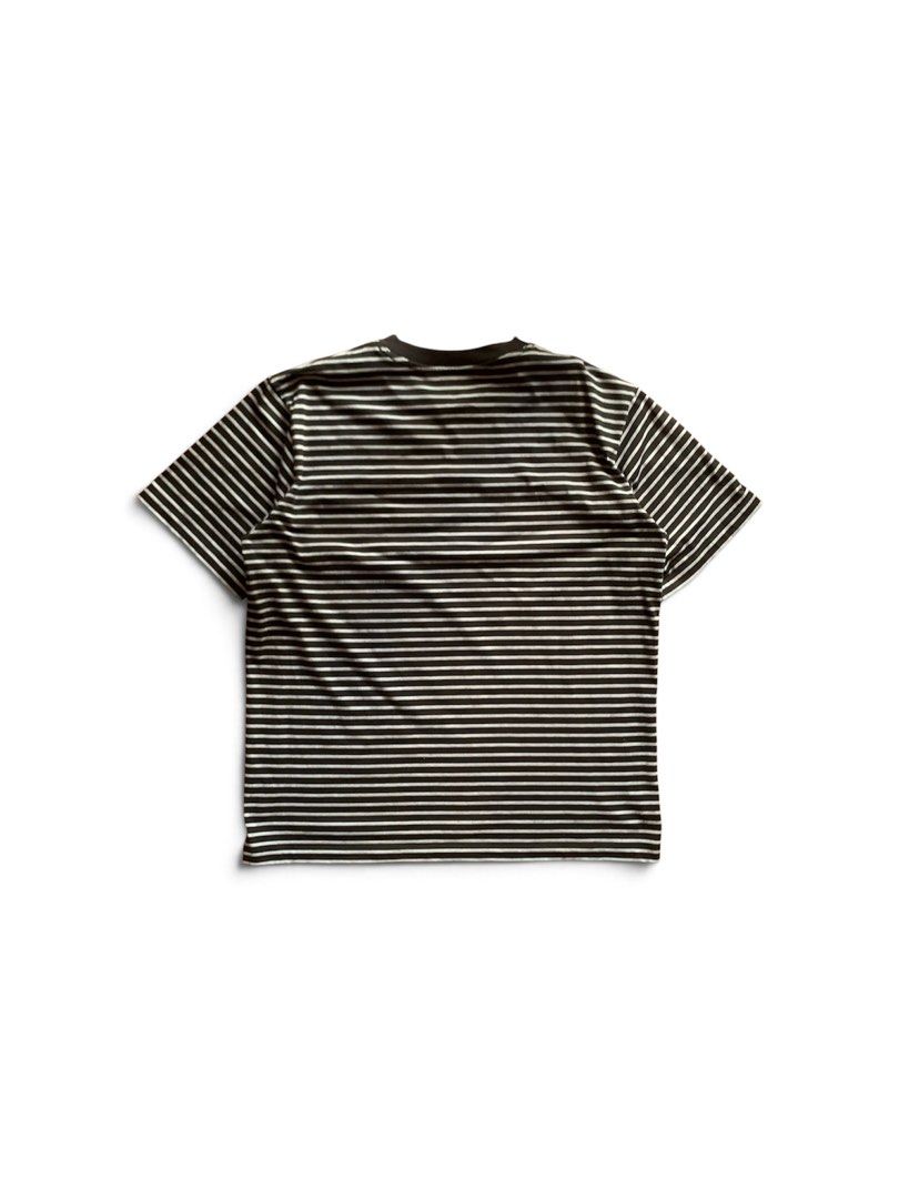Muji Men Jersey Striped Crew Neck Tee (Category: Tshirts & Polo Shirts ) located in Calamba. Submitted by tobs.thriftz (Listing ID 1465227241, Image 3). Description: Size M on Tag Dimes - 21 x 27 Excellent Condition No Issue Perfect for Casual Wear All items are 100% thrifted / pre-loved and may show normal signs of wear due to previous use and age. Please manage your expectations before purchasing. We do our best to disclose any noticeable flaws