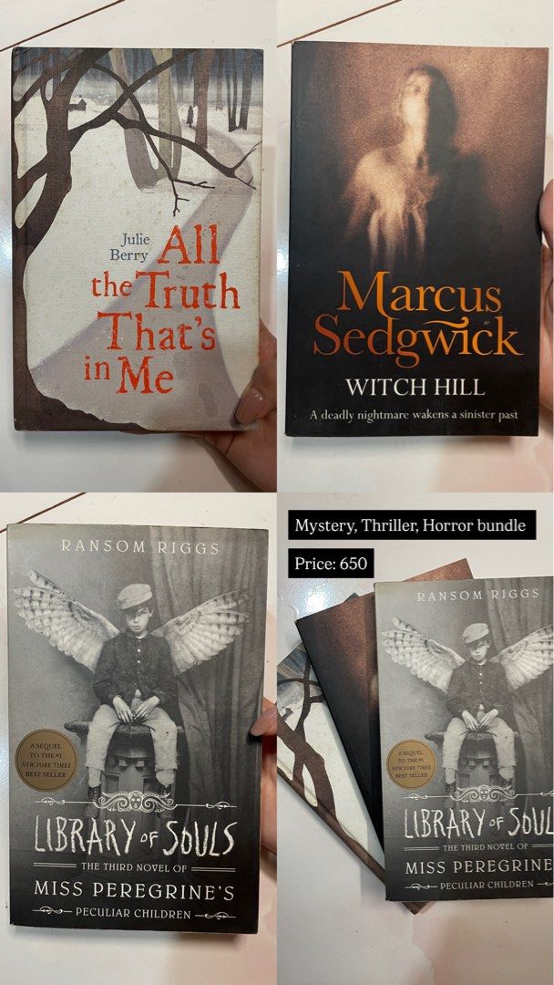 Multi-Genre Book Bundle - (2-3 Novels) (Category: Storybooks) located in Manila. Submitted by areujeysi_ (Listing ID 1465205248, Image 2). Description: kindly refer to images for pricing details. thank you! .