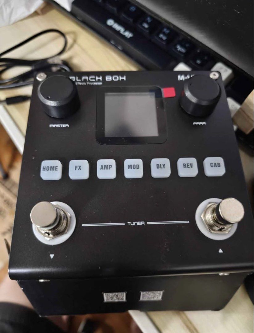 M-VAVE Annblack Box Amp Modeler / Effects Processor (Category: Musical Instruments) located in Manila. Submitted by tim.teacher (Listing ID 1465239511, Image 2). Description: MVAVE BLACK BOX FOR SALE AMP modeler and effects processor BNEW never used it because I got other effects Shipping? Yes but at buyer’s expense Meet up: Makati, Circuit Makati or Cash Carry.