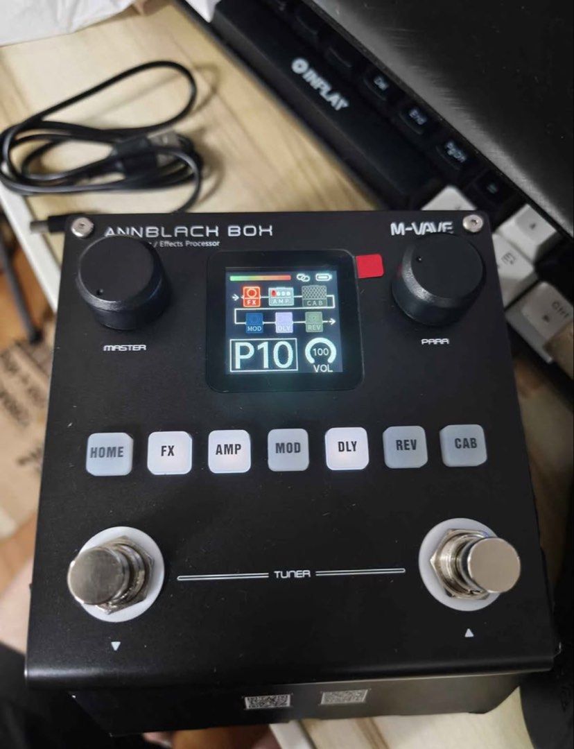 M-VAVE Annblack Box Amp Modeler / Effects Processor (Category: Musical Instruments) located in Manila. Submitted by tim.teacher (Listing ID 1465239511, Image 1). Description: MVAVE BLACK BOX FOR SALE AMP modeler and effects processor BNEW never used it because I got other effects Shipping? Yes but at buyer’s expense Meet up: Makati, Circuit Makati or Cash Carry.
