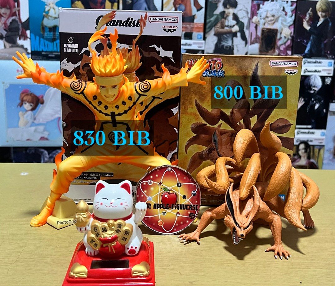 NARUTO FIGURES FOR SALE (Masterlise, Grandista, Hiroki, Vibration Stars, Panel Spectacle) (Category: Figurines & Statues) located in Binan City. Submitted by jomzapplefiguverse (Listing ID 1465239332, Image 2). Description: Sipat and PM lang mga Boss / Madam ✅Last Price Posted ✅Prices and Conditions indicated on each pic ✅ All Authentic ❌ NO BOGUS / JOYMINE ❌ NO COD ❌ NO RUSH SHIPPING LOC: Biñan, Laguna MOD: LBC / Lalamove / J&T / Drop & Go MOP: 