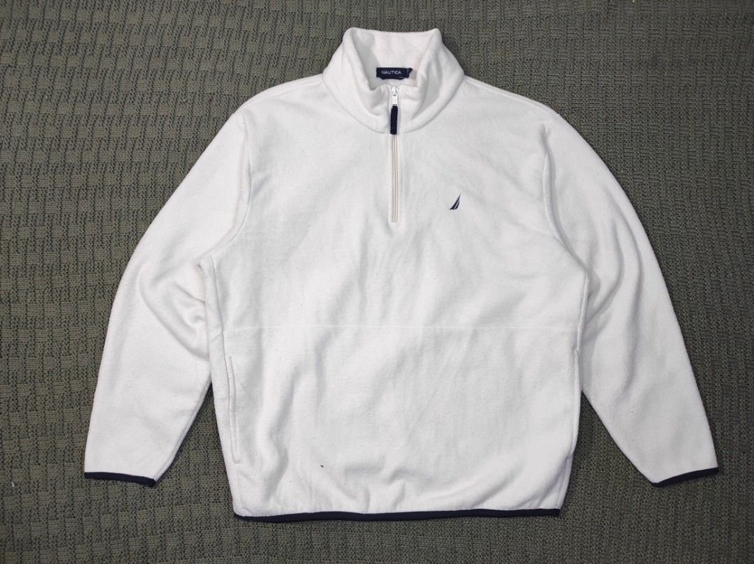 NAUTICA HALF ZIP JACKET (Category: Coats, Jackets and Outerwear) located in Las Pinas. Submitted by jeusmanlangit (Listing ID 1465222398, Image 1). Description: NAUTICA HALF ZIP JACKET SIZE: LARGE ON TAG DIMES: W: 26. L: 29 NO ISSUE 760 PESOS LANG DM📩.