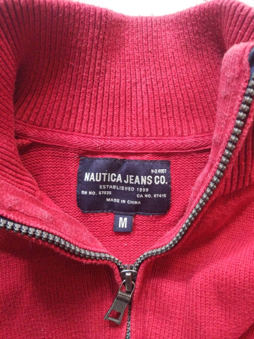 Nautica Quarter Zip Shirt M (Category: Formal Shirts) located in Pasay City. Submitted by denimdude.ph (Listing ID 1465261368, Image 3). Description: light fading at the back but not noticeable, last pic.