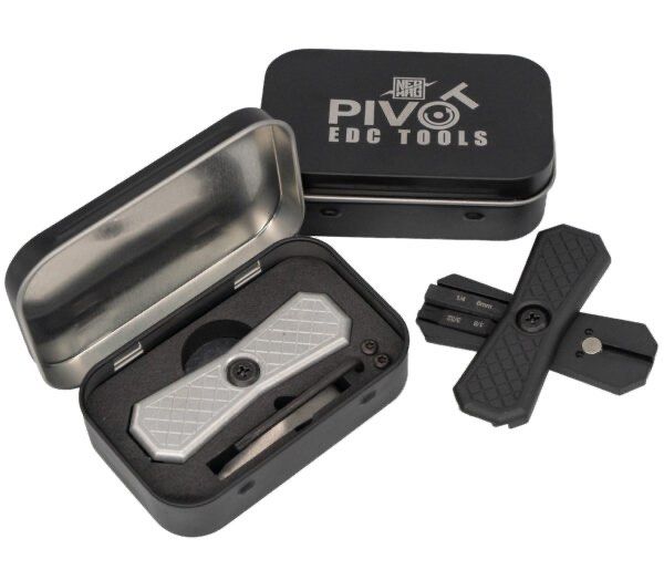 NeoMag Pivot Mini Tool (Category: Home Improvement Tools & Accessories) located in Quezon City. Submitted by --ro-- (Listing ID 1465380723, Image 1). Description: PIVOT MINI TOOL Compact, capable, and made for everyday carry, the Pivot Mini Tool keeps essential driver bits close at hand without adding bulk to your pocket. Precision-machined from 6061 aluminum and fitted with a titanium pocket clip, it is designed, manufactured, and assembled in t
