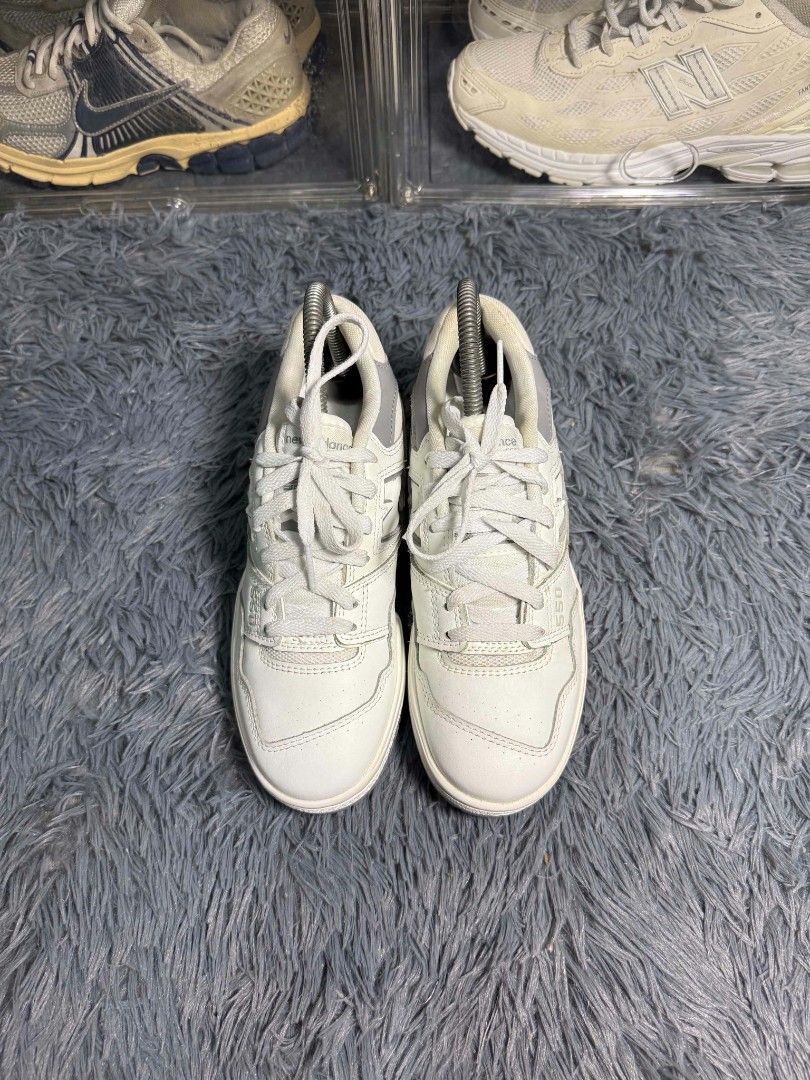 NEW BALANCE 550 "WHITE RAIN CLOUD" (Category: Sneakers) located in Candelaria. Submitted by worn_gallerie (Listing ID 1465296123, Image 3). Description: NEW BALANCE 550 SIZE 6.5 US WOMENS GOOD ASNEW ₱2,899 ONLY.