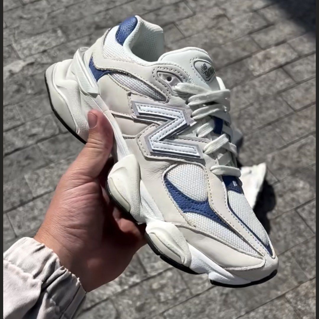New Balance 9060 (Category: Sneakers) located in Makati City. Submitted by jamesshoppe (Listing ID 1465306440, Image 1). Description: FOR SALE: New Balance 9060 Unisex Sea Salt/Magic Blue US 5.5 (23.5cm) Brand New ₱5,000 only Interested? Send me a message! 😊.