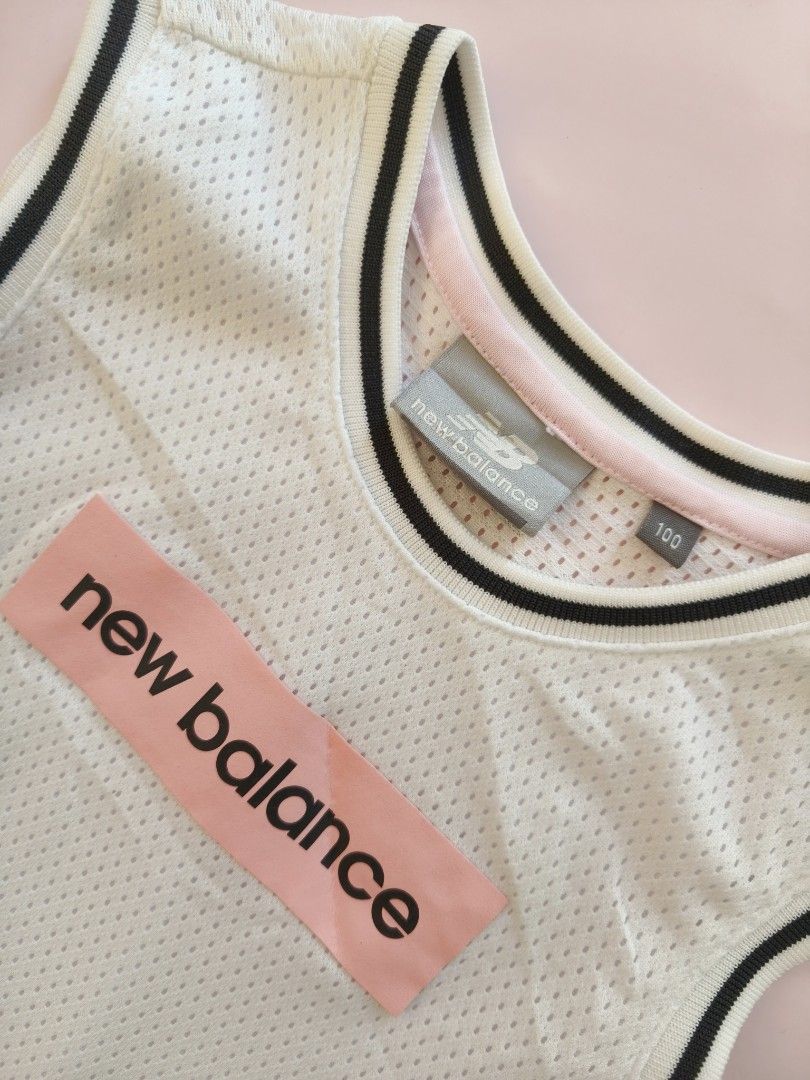 New Balance Kids Mesh Dress 2-3yo (Category: Babies & Kids Fashion) located in Cebu City. Submitted by little_mush.room (Listing ID 1465225607, Image 2). Description: preloved New Balance white mesh sleeveless dress with flared skirt *lightweight 📍issue - missing cycling/inner Size: 100 on tag / 2-3yo .