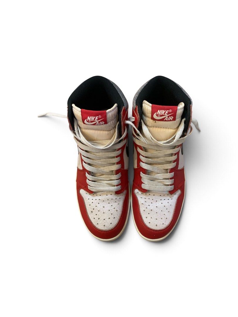 Nike Air Jordan 1 Lost & Found (Category: Sneakers) located in Calamba. Submitted by tobs.thriftz (Listing ID 1465195020, Image 3). Description: Size - 8US, 41EUR, 26CM Issue - Heel Drags Still in Great Condition All items are 100% thrifted / pre-loved and may show normal signs of wear due to previous use and age. Please manage your expectations before purchasing. We do our best to disclose any noticeable flaws. Colors may vary slightly due to li