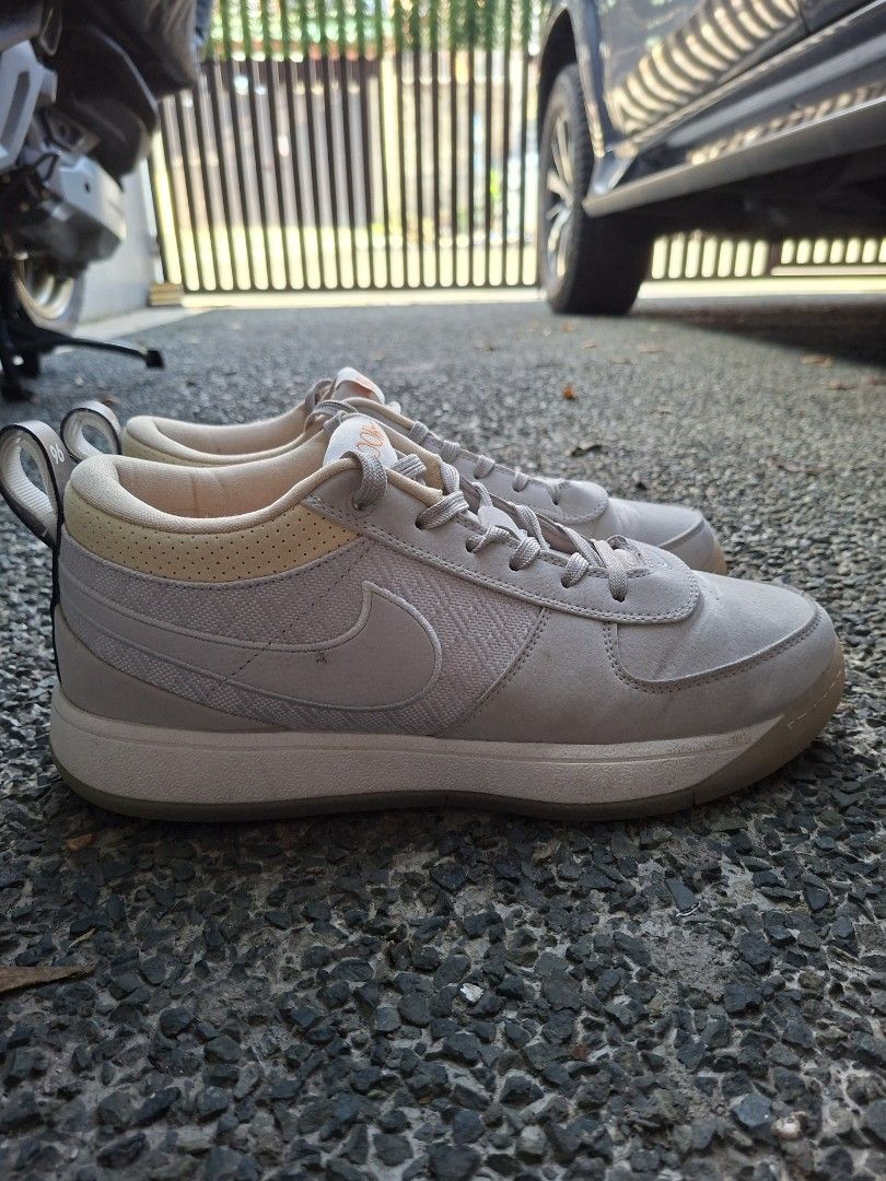 Nike Book 1 Mirage V2 Light Orewood Brown (Category: Sneakers) located in Manila. Submitted by mjsa-09198306 (Listing ID 1465192621, Image 3). Description: - Model: Nike Book 1 (Light Orewood Brown) OEM - Details: Signature Book branding, '96' heel pull tabs, and durable gum outsoles with herringbone traction - Cushioning: Responsive Air Zoom unit for comfort on and off the court - Condition: Pre-owned with minor dirt marks on uppers/midsoles and