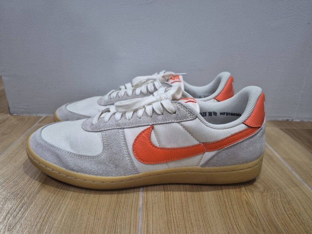 Nike Field General SP Safety Orange (Category: Sneakers) located in Manila. Submitted by ta_22 (Listing ID 1465230667, Image 1). Description: Nike Field General SP "Safety Orange" Size US 10.5 Used 3x Clean pair Complete with box and inserts dm for more pics buyer handles sf.